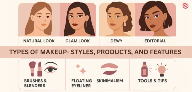 types of makeup