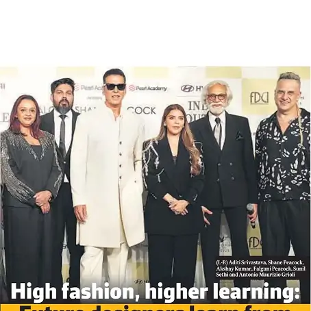 Future designers learn from India's top couturiers