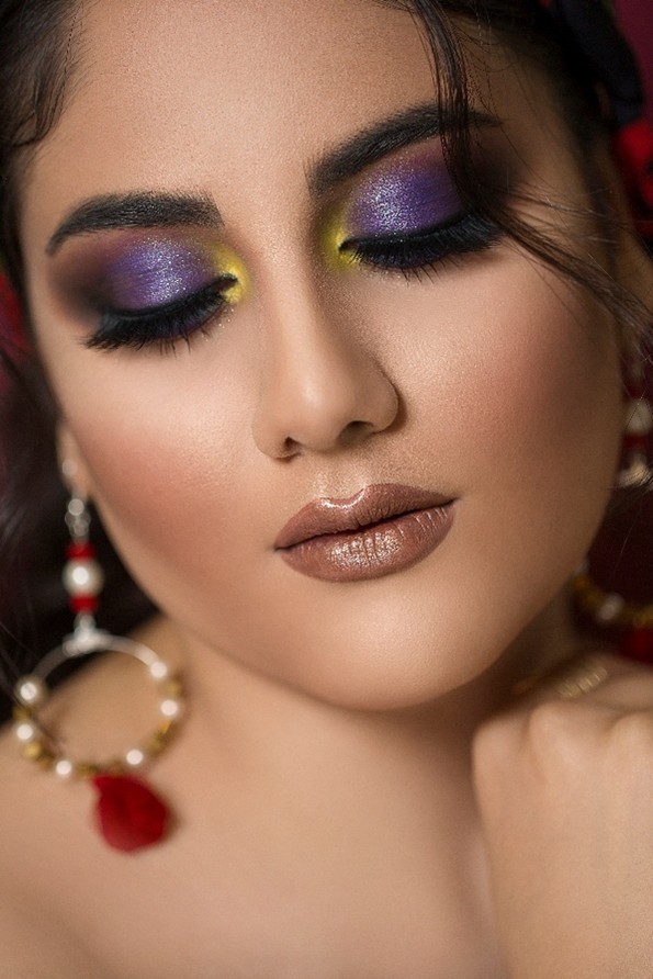 Shimmery Makeup